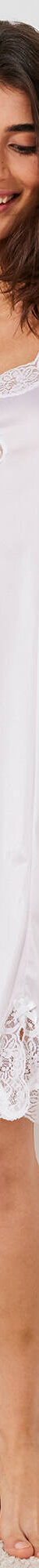 Fond de robe en satin antistatique  (blanc) Fond de robe en satin antistatique  (blanc)